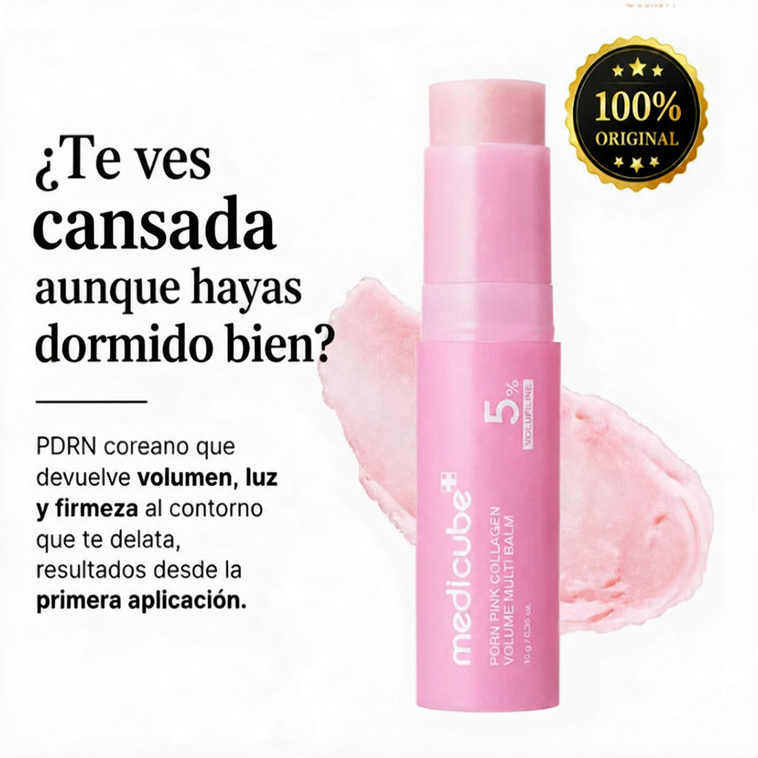 Medicube PDRN Pink Collagen Volume Multi Balm – Bálsamo en barra 10 g
